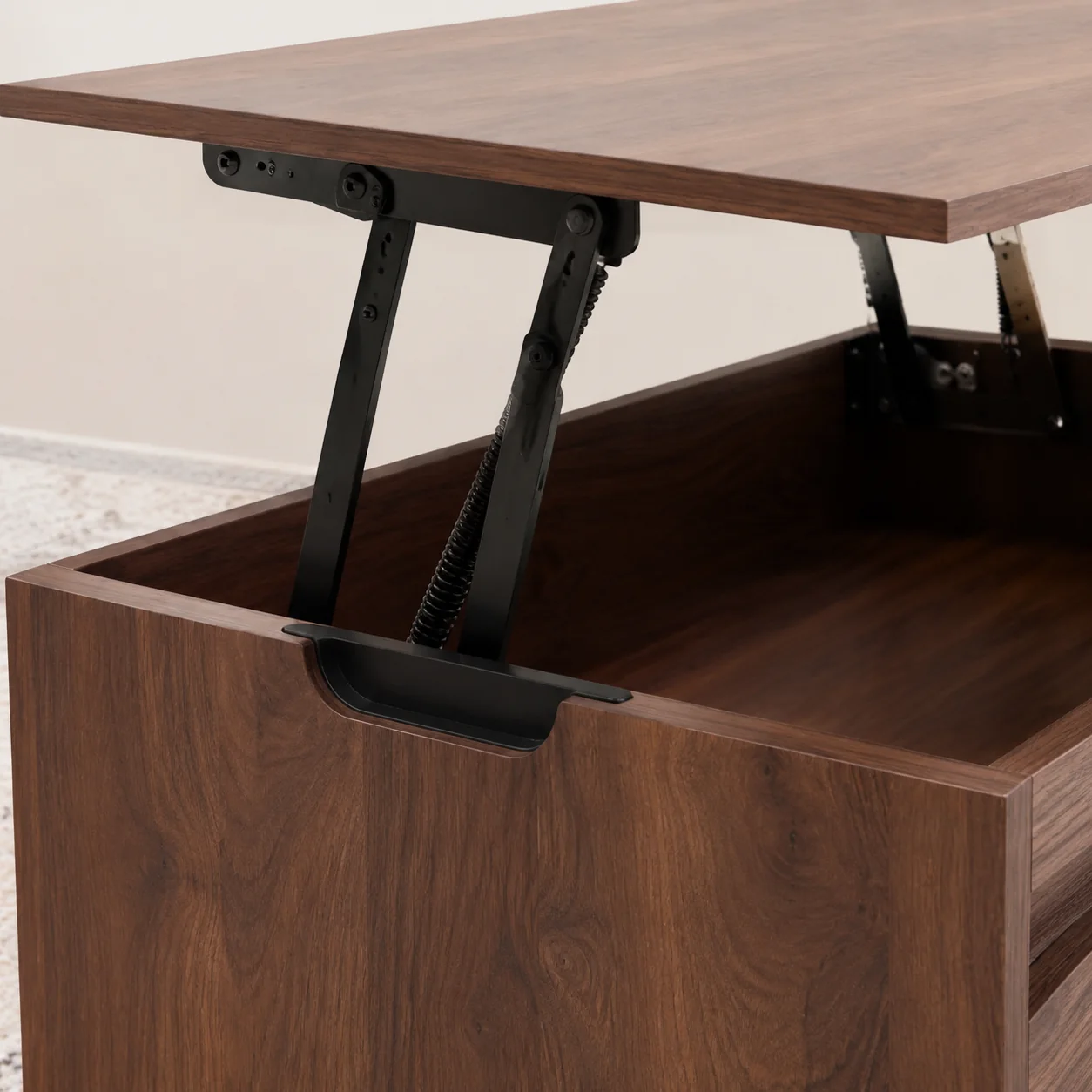 Lift-Top Storage Coffee Table - Image 2
