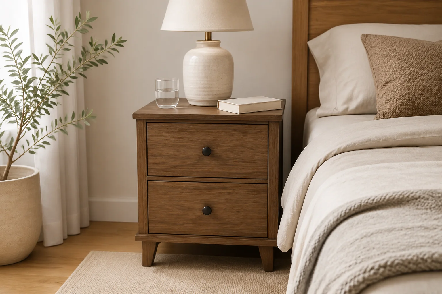 Two-Drawer Nightstand - Image 3