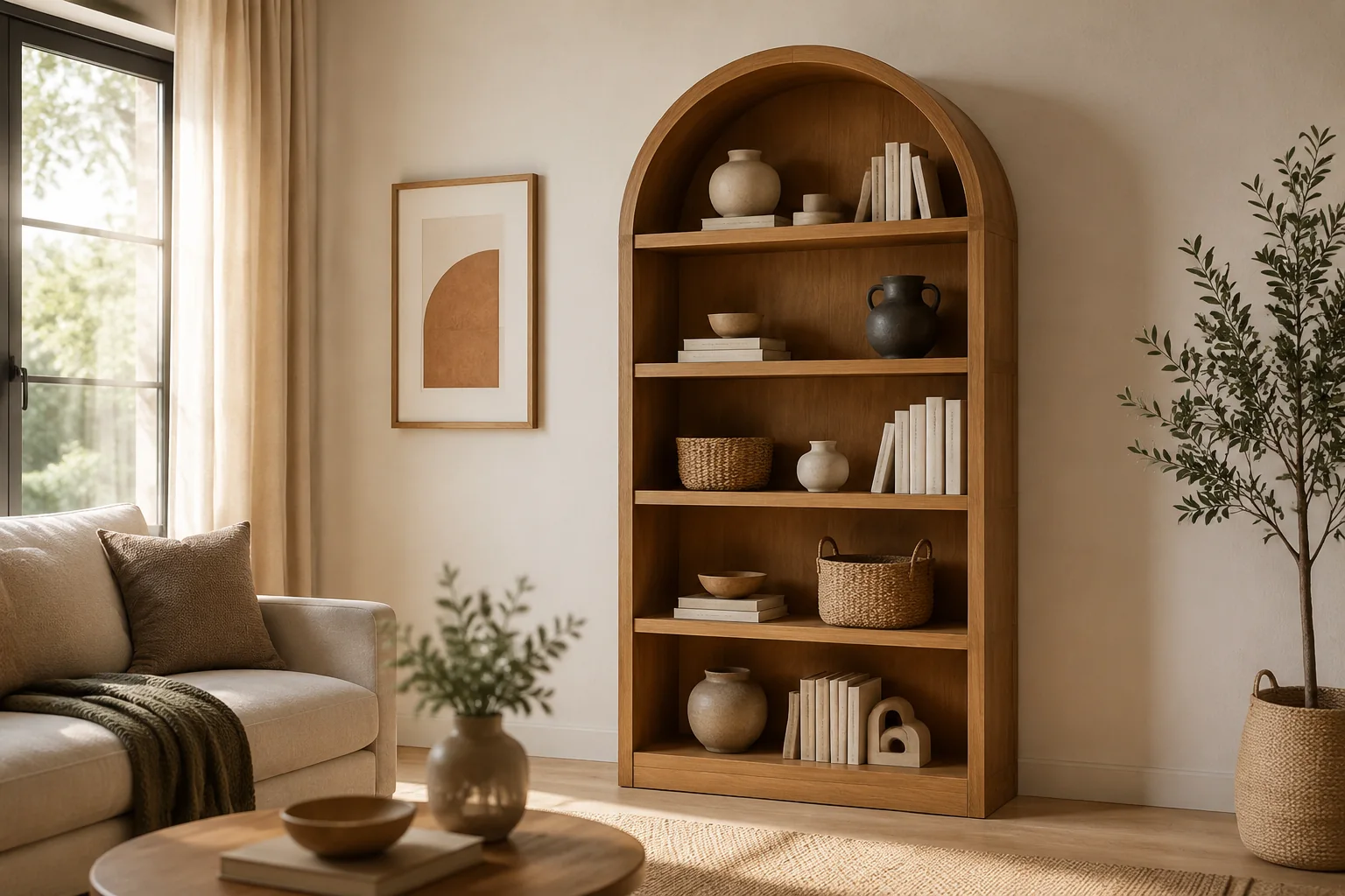 Arched Display Bookcase - Image 3