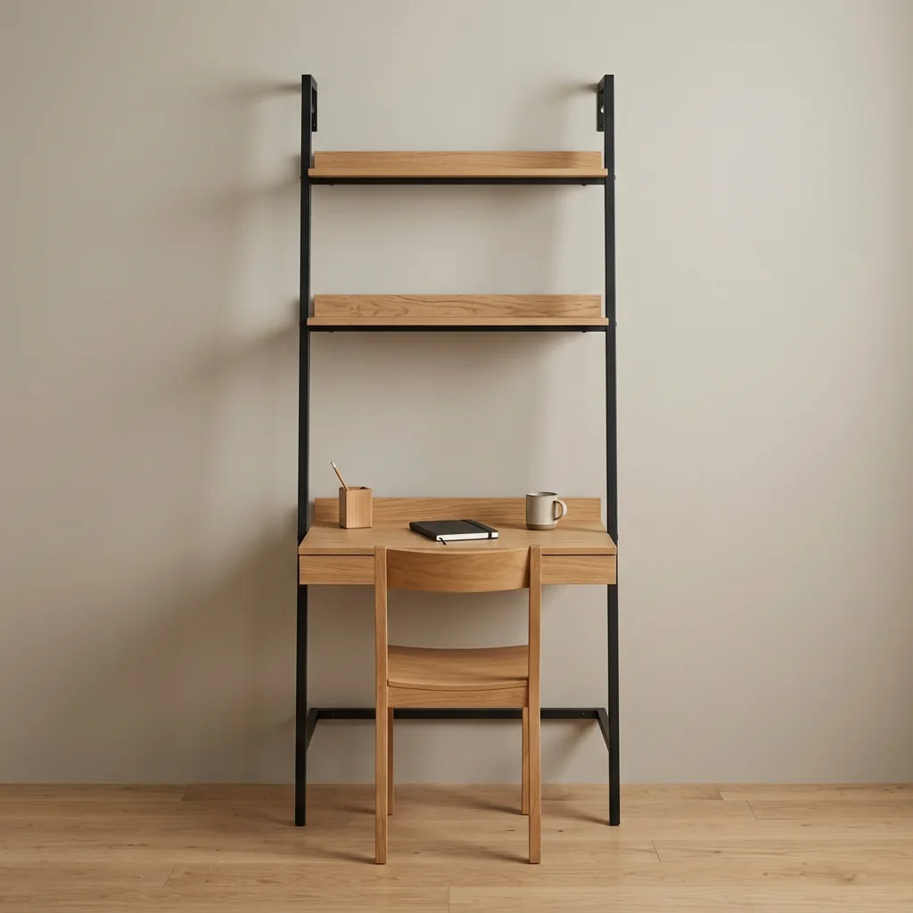 Ladder Wall Shelf Desk