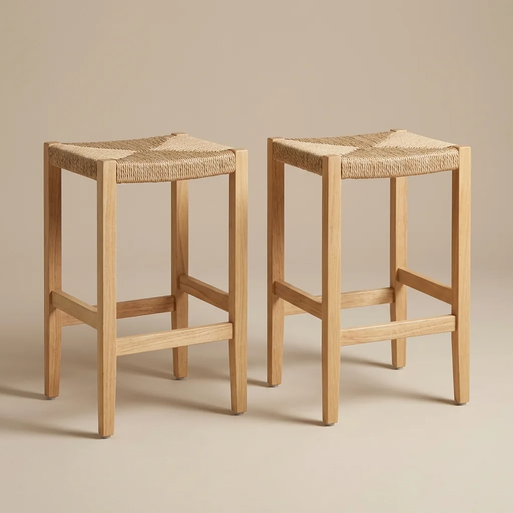 Counter Height Bar Stool Pair