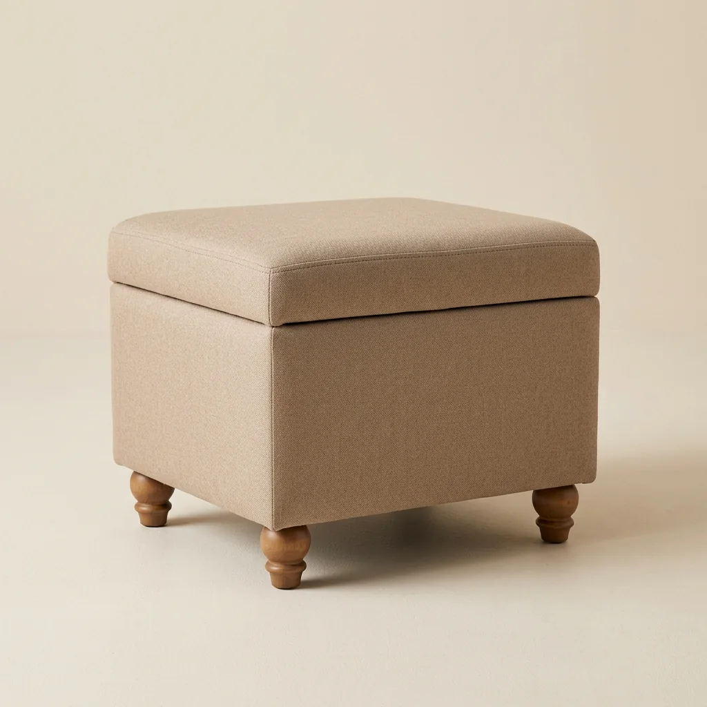 Upholstered Storage Ottoman