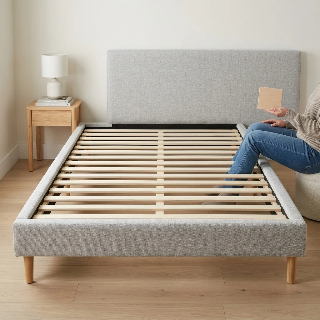 Upholstered Platform Bed Frame - Image 4