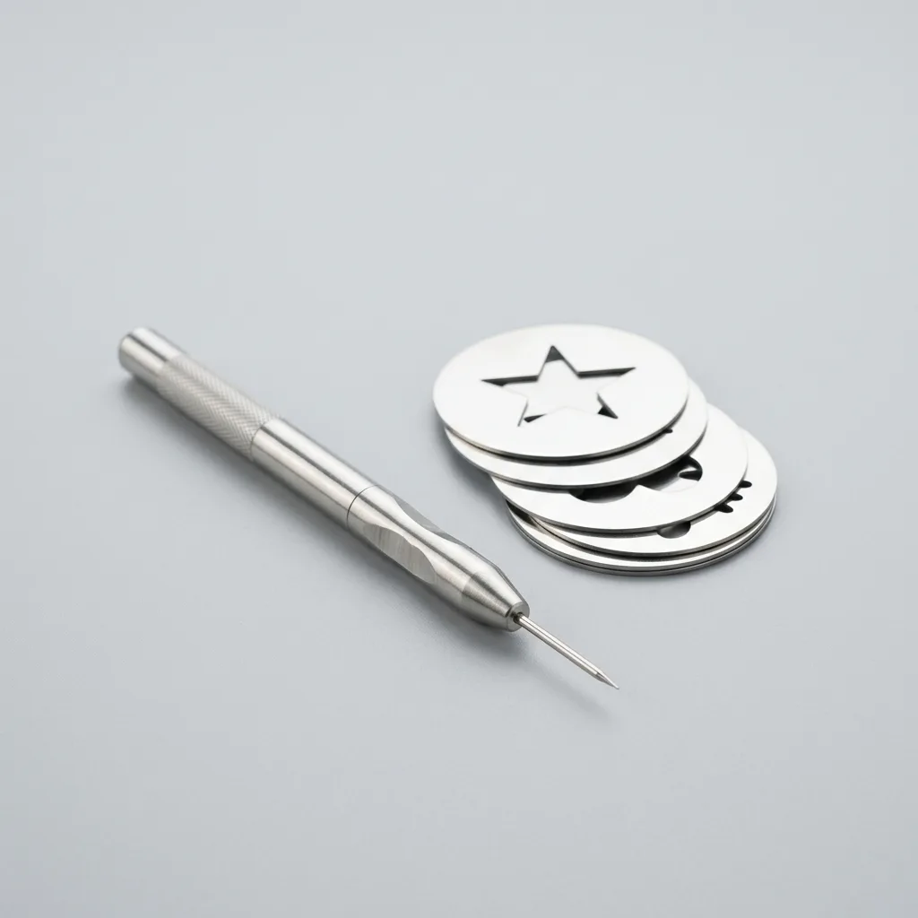 hovumiq Latte Art Scorer & Stencil Set